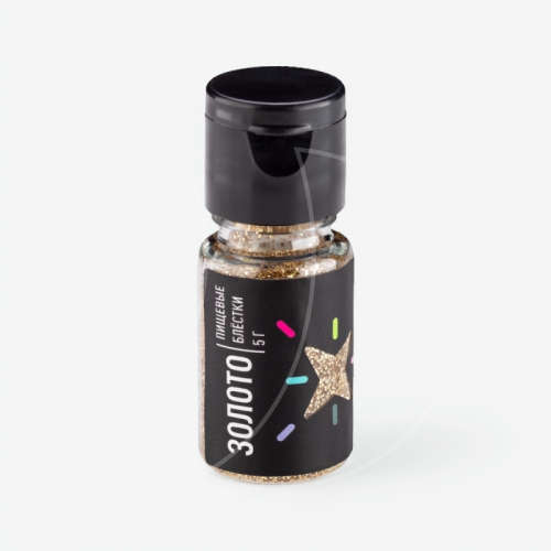Блёстки пищевые MIXIE Золото 5 г 39006