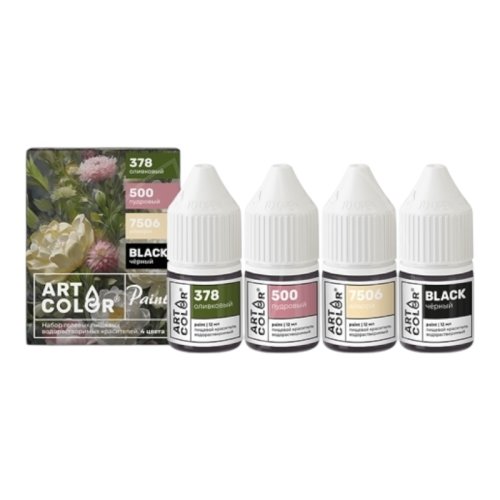 Набор красителей пищевых гелевых водорастворимых Art Color "Paint Сухоцвет 4 цвета" PNT-5359-04	