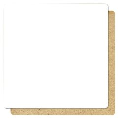 Подложка под торт ЛХДФ Белая 3 мм 32х32 см 