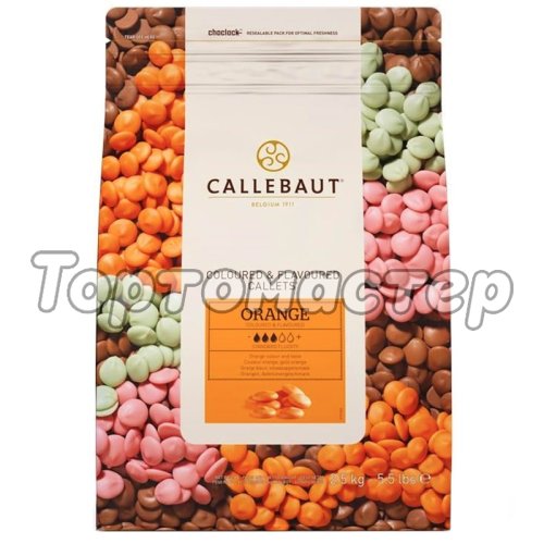 Шоколад оранжевый апельсиновый CALLEBAUT 500 г Orange-RT-U70