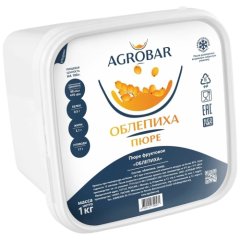 Пюре замороженное AGROBAR Облепиха 1 кг 