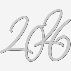 Топпер декоративный акриловый "2026. Рукописный" Серебро 8х4 см ТСК391, 190 ₽ Топпер декоративный акриловый "2026. Рукописный" Серебро 8х4 см ТСК391