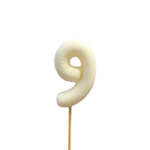 Фигурка из шоколадной глазури "Воздушный шарик белый цифра 9" ФГ176(белый9)		, 120 ₽ Фигурка из шоколадной глазури "Воздушный шарик белый цифра 9" ФГ176(белый9)