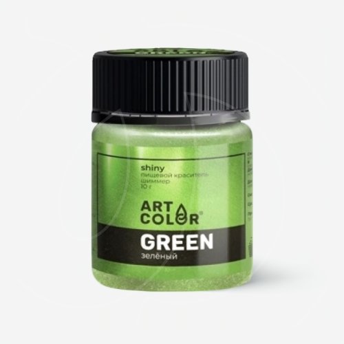 Краситель пищевой сухой блестящий Art Color "Shiny Зелёный" 10 г , 169 ₽ Краситель пищевой сухой блестящий Art Color "Shiny Зелёный" 10 г