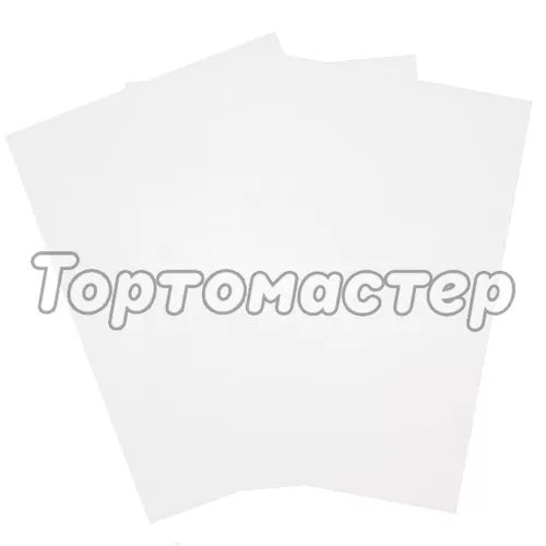 Вафельная бумага А4 0,35 мм Тонкая 25 листов 
