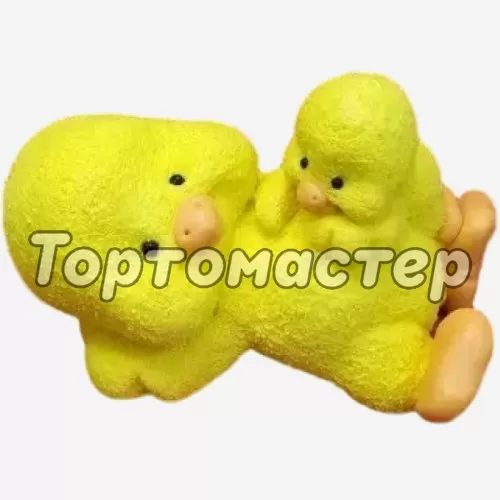 Форма силиконовая "Цыплята лежат" 03929
